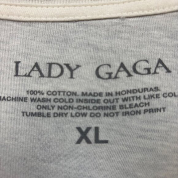 Lady Gaga Mayhem Album The Split Face Photo Synth-Pop Tee XL - Picture 4 of 4